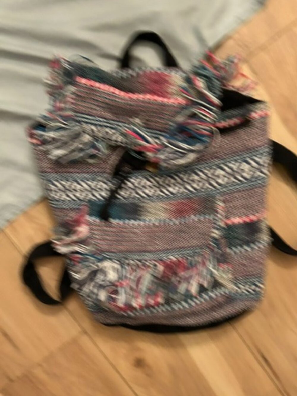 boho cloth fun festival fringe mini backpack purse bag back pack mall